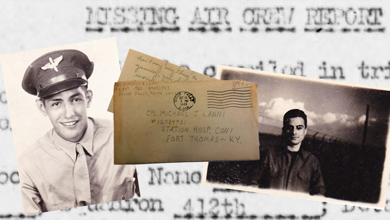 How a World War 2 letter between two cousins triggered a search for the final resting place of nine missing USAAF Airmen.